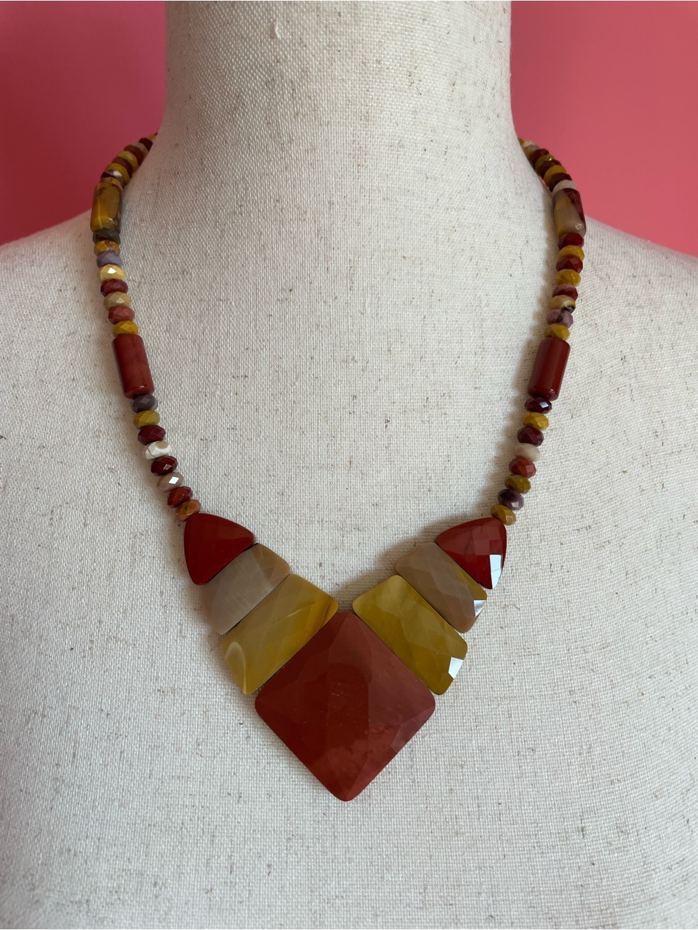 Jay King Mookaite Jasper necklace